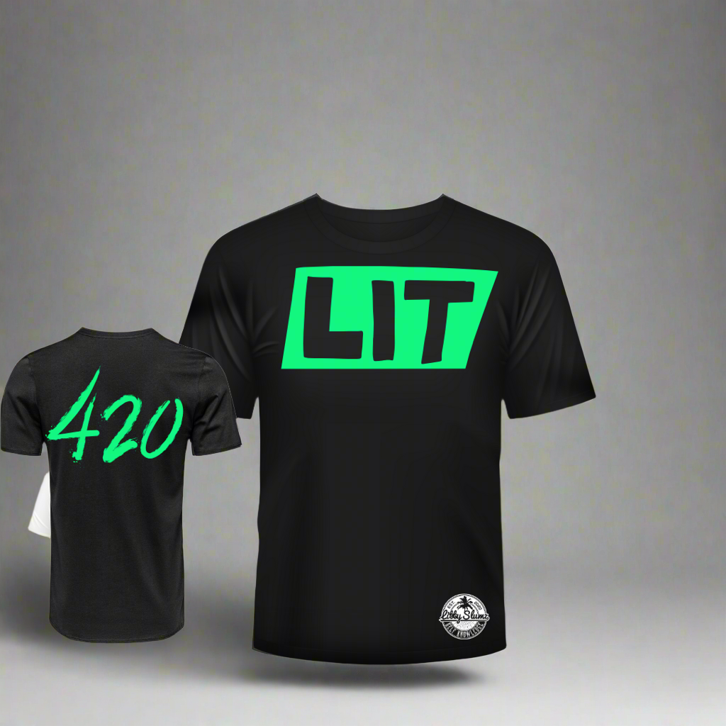 π₯ 420 LIT Tee β Special Edition - Premium T-Shirt from Litty Slumz - Just $25! Shop Now & Pay Later; Only Available For Clothing Apparels.