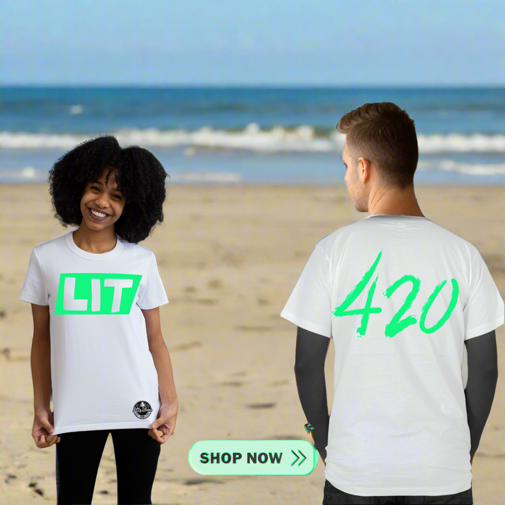 π₯ 420 LIT Tee β Special Edition - Premium T-Shirt from Litty Slumz - Just $25! Shop Now & Pay Later; Only Available For Clothing Apparels.