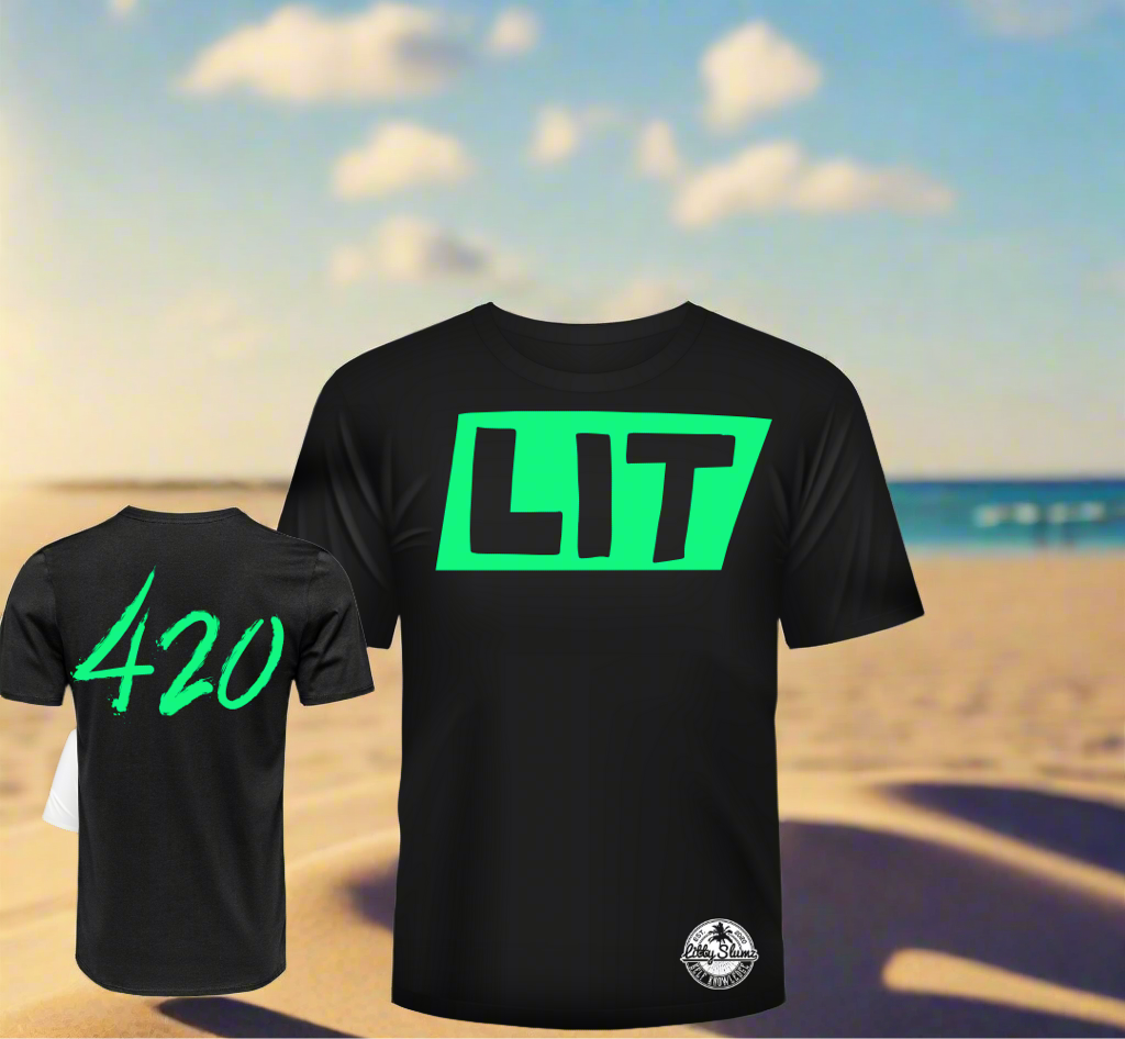 π₯ 420 LIT Tee β Special Edition - Premium T-Shirt from Litty Slumz - Just $25! Shop Now & Pay Later; Only Available For Clothing Apparels.