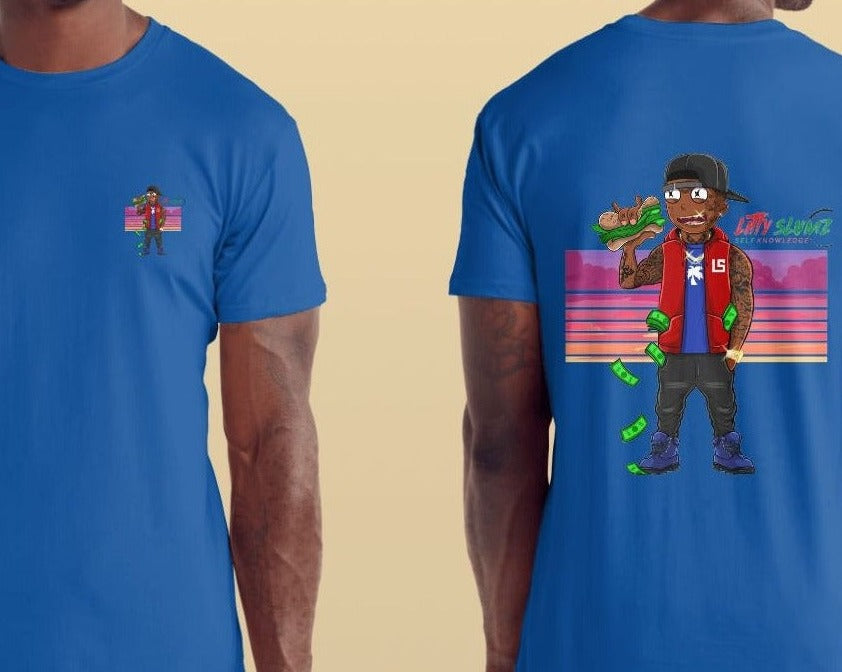 Money Knowledge T-Shirt - Premium T-Shirt from Litty Slumz - Just $25! Shop Now & Pay Later; Only Available For Clothing Apparels.