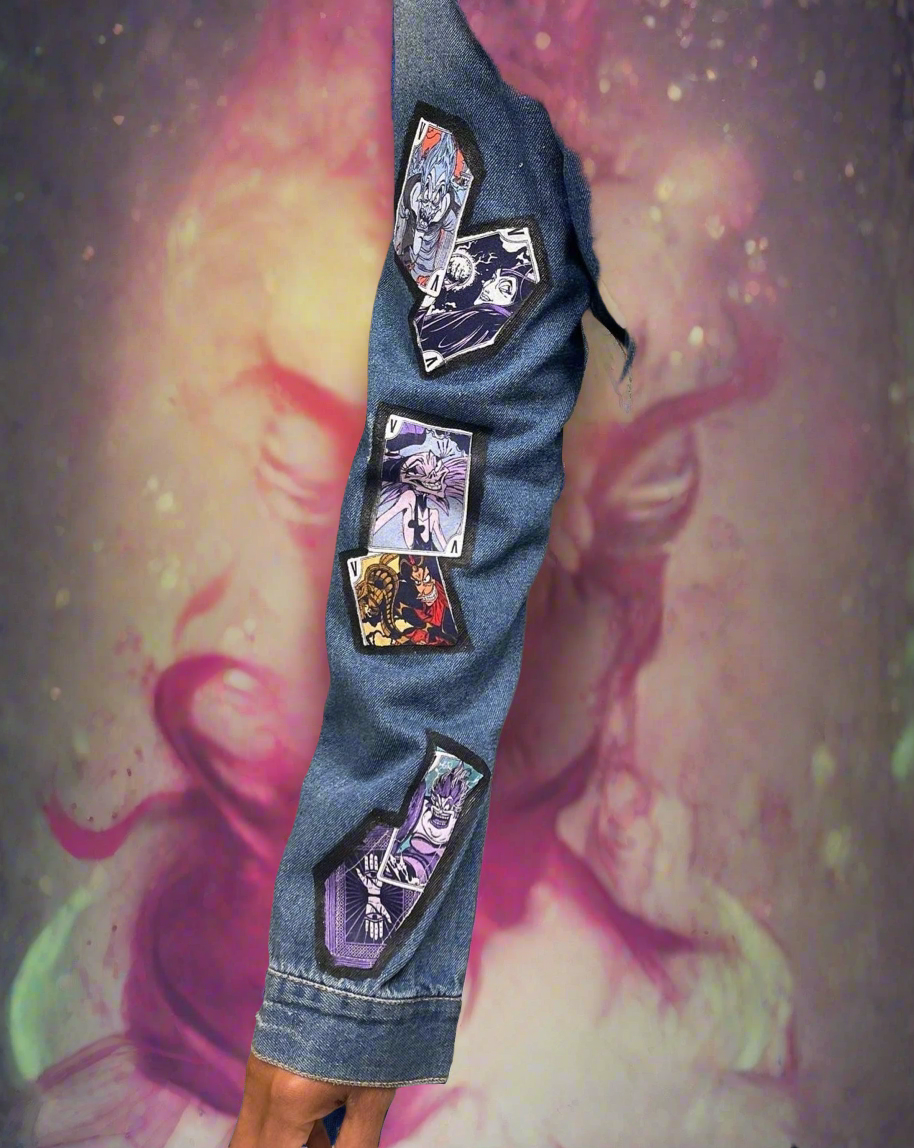 Villian Jean Jacket - Premium  from Litty Slumz - Just $85! Shop Now & Pay Later; Only Available For Clothing Apparels.
