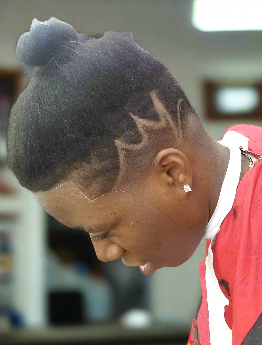 Haircut Design - Premium  from Littyslumz - Just $15! Shop Now & Pay Later; Only Available For Clothing Apparels.