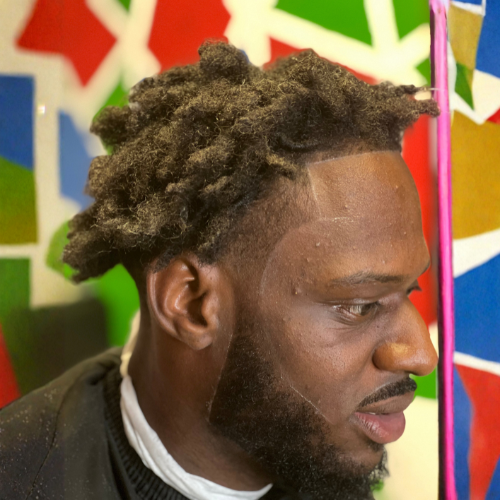 Adult Taper Fade Haircut & Beard Edge (9/5)