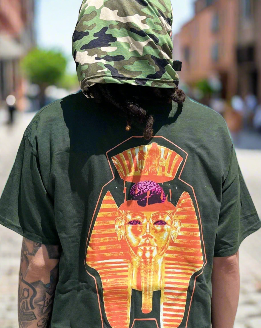 Woke Pharaoh Graphic T-Shirt - Premium T-Shirt from Litty Slumz - Just $25! Shop Now & Pay Later; Only Available For Clothing Apparels.