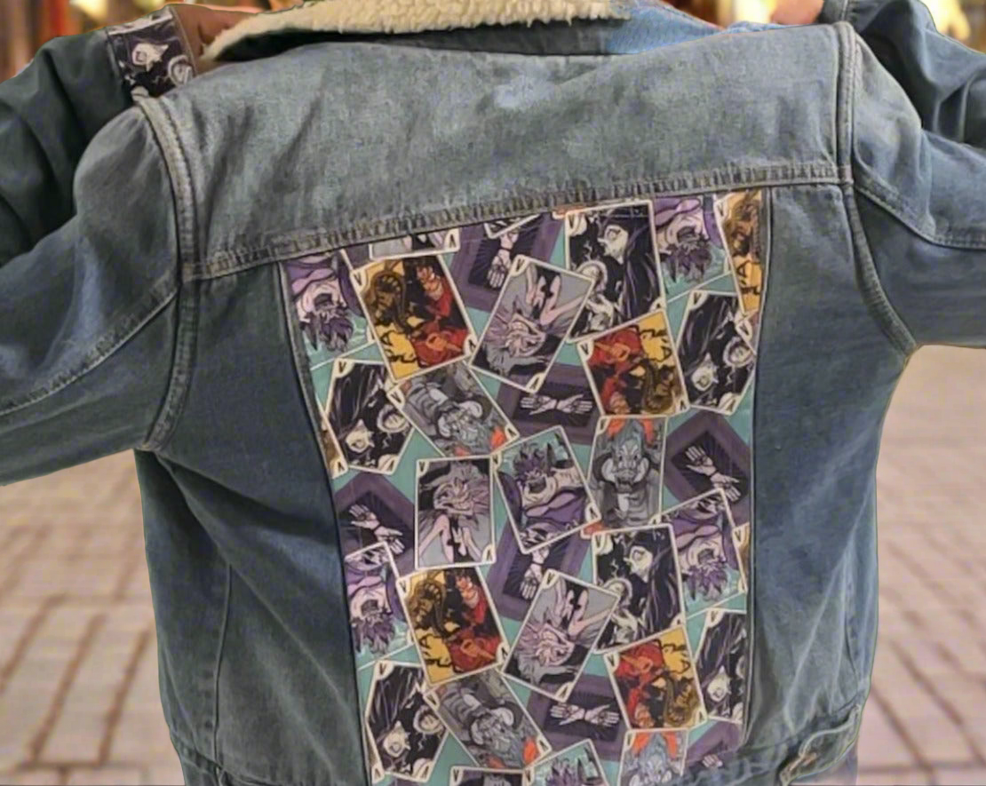 Villian Jean Jacket - Premium  from Litty Slumz - Just $85! Shop Now & Pay Later; Only Available For Clothing Apparels.