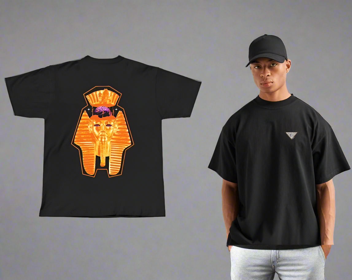 Woke Pharaoh Graphic T-Shirt - Premium T-Shirt from Litty Slumz - Just $25! Shop Now & Pay Later; Only Available For Clothing Apparels.
