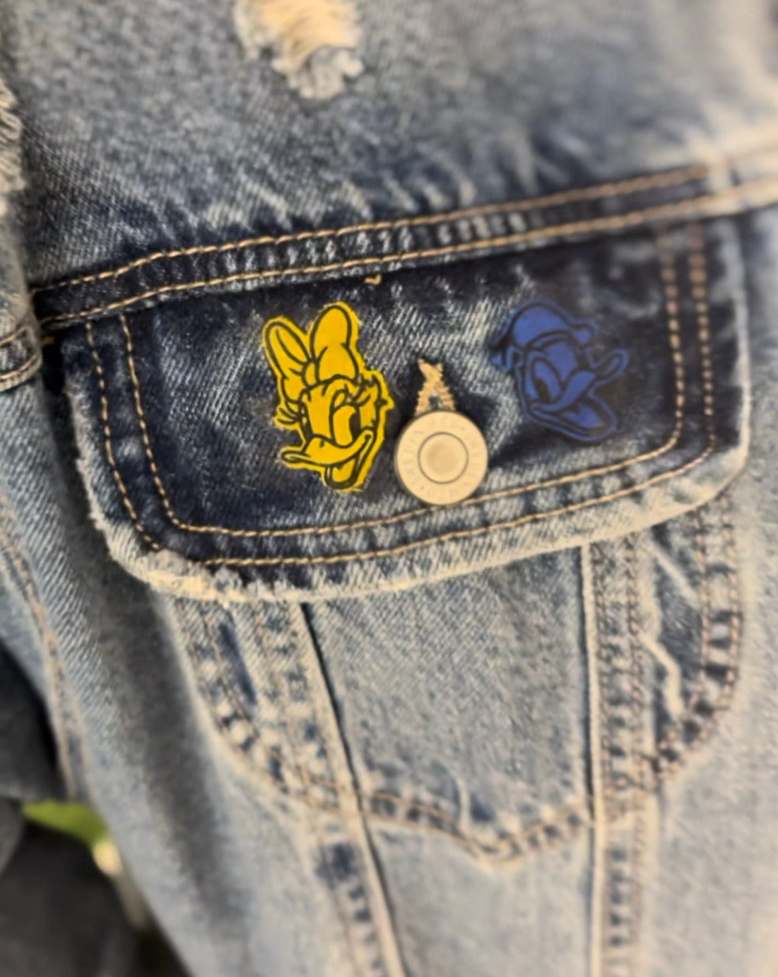 Disney Jean Jacket - Premium  from Litty Slumz - Just $85! Shop Now & Pay Later; Only Available For Clothing Apparels.