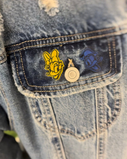 Disney Jean Jacket - Premium  from Litty Slumz - Just $85! Shop Now & Pay Later; Only Available For Clothing Apparels.