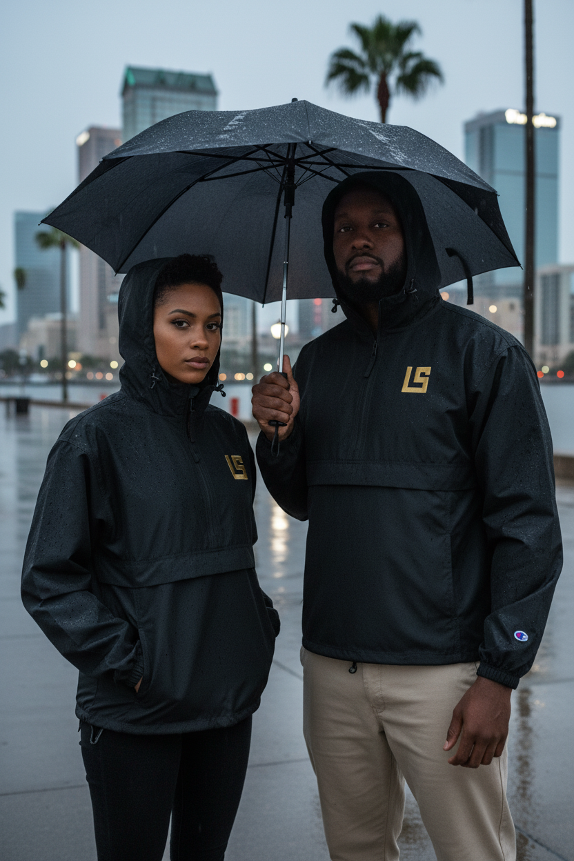 Embroidered Champion Packable Jacket