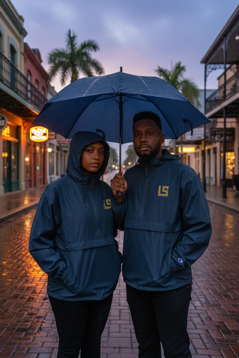 Embroidered Champion Packable Jacket